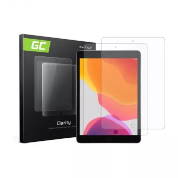 Green Cell GC Clarity ekrāna aizsargs iPad 7 10.2 (2019) – īpaši caurspīdīga PET plēve, pret skrāpējumiem, bez gaisa burbuļiem