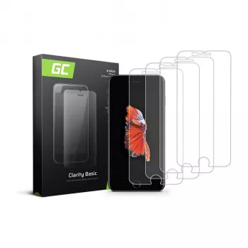 Green Cell GC Clarity rūdīta stikla ekrāna aizsargs Apple iPhone 6 Plus / 6S Plus / 7 Plus / 8 Plus (0.3mm, 9H, caurspīdīgs)