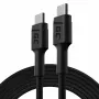 Green Cell GC PowerStream USB Type-C vīrietis uz Type-C vīrietis ātrās uzlādes kabelis 2m melns