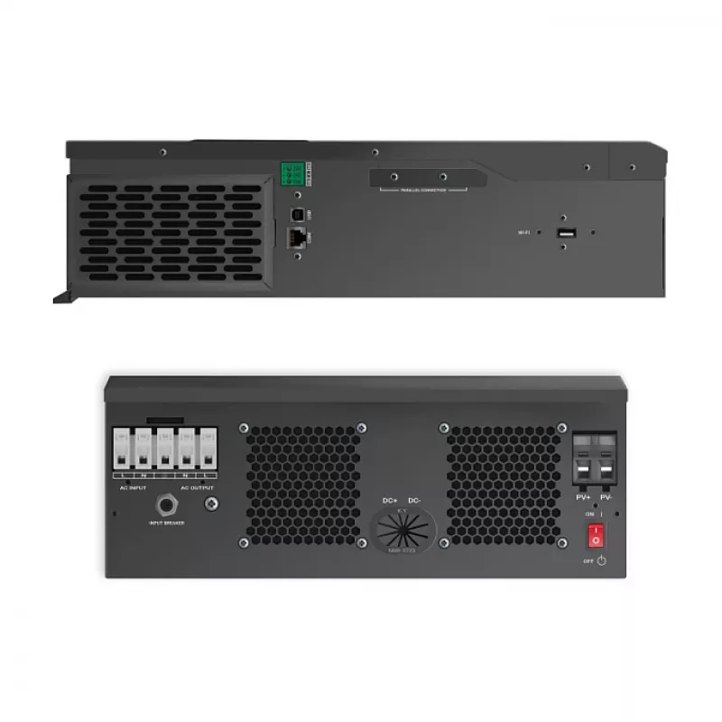 Green Cell bezsaistes saules invertors 3000W 48V tīra sinusa vilnis ar MPPT lādētāju