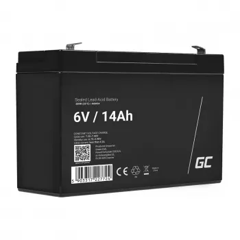 Green Cell Rezerves akumulators AGM34 6V 14Ah AGM hermētisks svina-skābes