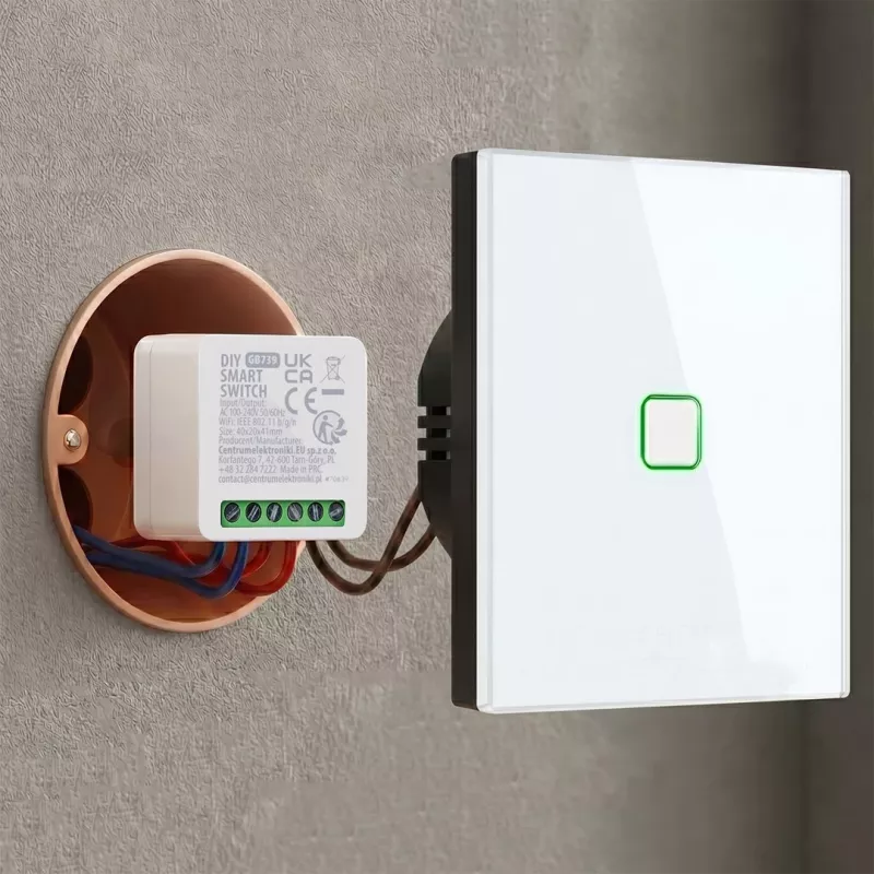 GREENBLUE padziļinātās montāžas Wi-Fi vadības relejs GB739