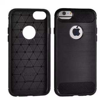 GreenGo Huawei Y7 2019 aizmugurējais vāciņš Carbon Black