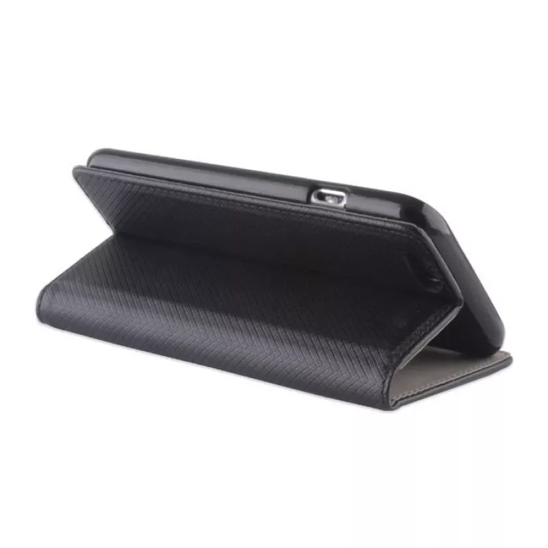 GreenGo Samsung Galaxy Xcover 3 viedais magnētiskais atlokāmais maciņš melns