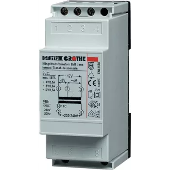 Grothe zvanu transformators 8 V/AC 1 A 14201