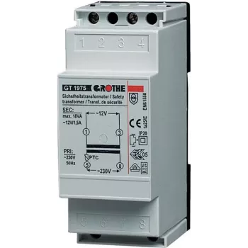 Grothe durvju zvana transformators 12 V/AC 1,5 A 14101