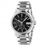 Gucci G-Chrono vīriešu pulkstenis YA101204 44mm nerūsējošais tērauds melns ciparnīca hronogrāfs datums