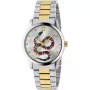 GUCCI G-Timeless vīriešu kvarca pulkstenis YA1264075 38mm nerūsējošais tērauds melns ciparnīca