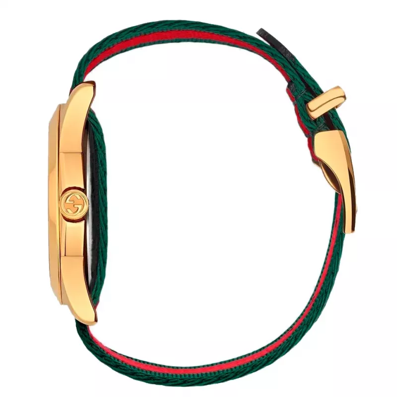 GUCCI G-Timeless Unisex Watch YA126487B 38mm Stainless Steel Silver Dial