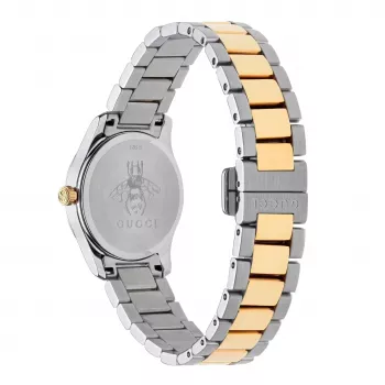 GUCCI G-Timeless sieviešu pulkstenis YA126596 27mm nerūsējošais tērauds sudraba ciparnīca