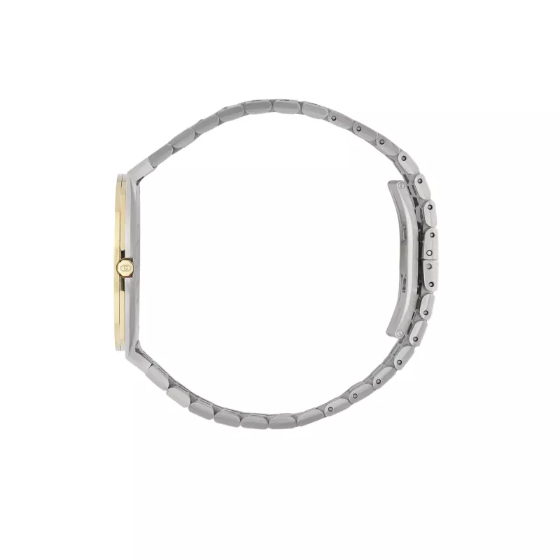 GUCCI G-Timeless Sieviešu Pulkstenis YA163403 34mm Nerūsējošais Tērauds Sudraba Saules Suķēts Ciparnīca