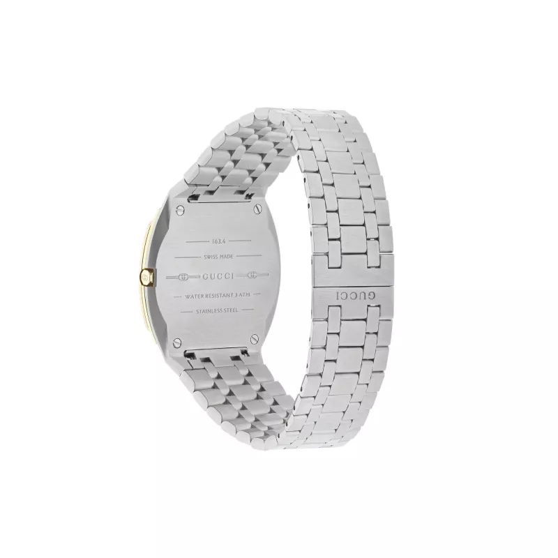 GUCCI G-Timeless Sieviešu Pulkstenis YA163403 34mm Nerūsējošais Tērauds Sudraba Saules Suķēts Ciparnīca