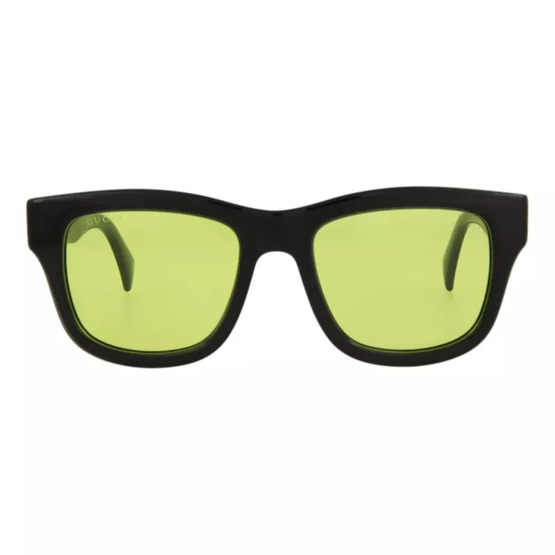 Gucci GG1135S-005 Unisex Saulesbrilles Melns Rāmis Pelēkas Lēcas 51mm