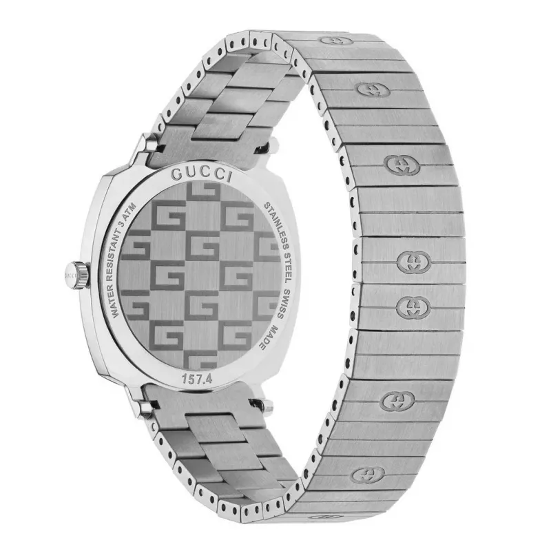 GUCCI Grip Sieviešu Pulkstenis YA157401 35mm Zelts PVD Nerūsējošais Tērauds Kvarcs
