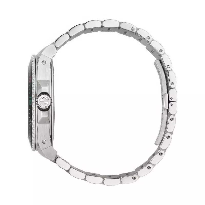 Gucci vīriešu pulkstenis YA136218 45mm nerūsējošais tērauds Šveices kvarca niršanas pulkstenis