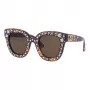 GUCCI Sieviešu GG0116S-003 Kaķacs formas saulesbrilles Havana Brūns Gradients 49mm
