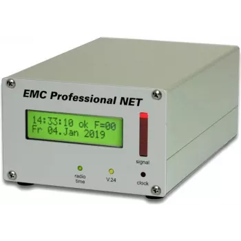 GÜDE 3001 Industriālais DCF77 NTP laika serveris ar DIN sliedes stiprinājumu un PoE