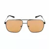 GUESS GF00060-6001E Vīriešu taisnstūra saulesbrilles melns dūmu tonis 60/13/140 mm