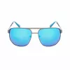 Guess GF00061-6106X Vīriešu saulesbrilles, melns rāmis, pelēkas lēcas, 61 mm