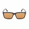 GUESS GF00062-5901E Vīriešu kvadrātveida saulesbrilles - Melns rāmis, Pelēkas lēcas, 59mm