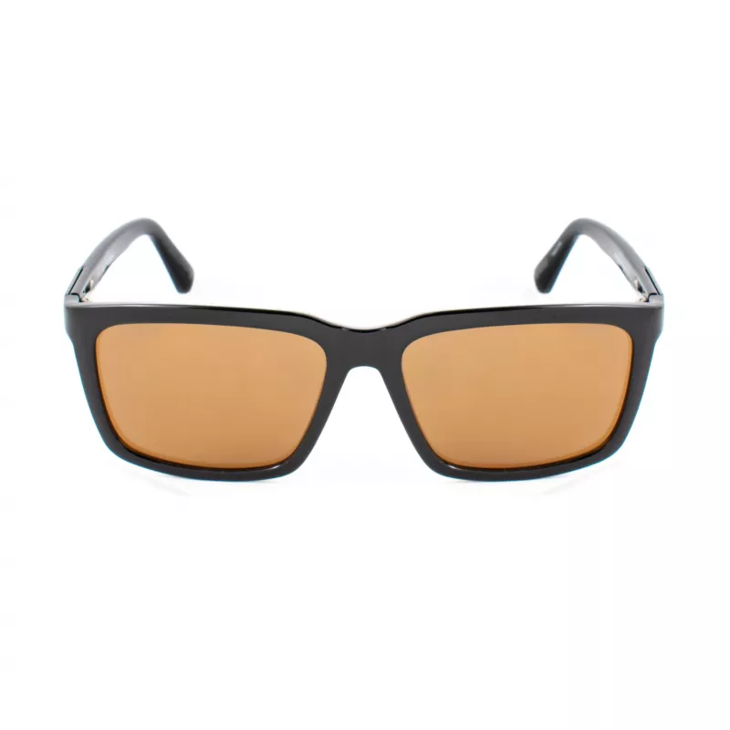 GUESS GF00062-5901E Vīriešu kvadrātveida saulesbrilles - Melns rāmis, Pelēkas lēcas, 59mm