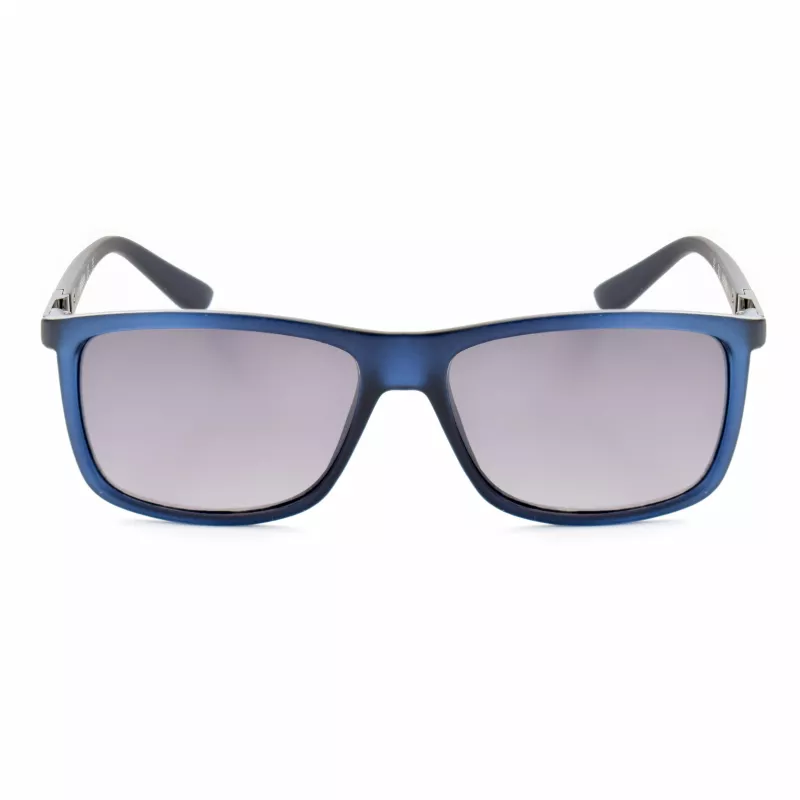 GUESS GF0191-5991B Vīriešu taisnstūra saulesbrilles Havana acetāta rāmis Brūnas gradienta lēcas 59mm