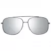 GUESS GF0207-08C Vīriešu saulesbrilles - tumši pelēks rāmis, pelēkas lēcas, 60mm