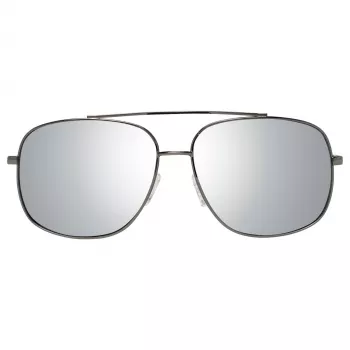 GUESS GF0207-08C Vīriešu saulesbrilles - tumši pelēks rāmis, pelēkas lēcas, 60mm