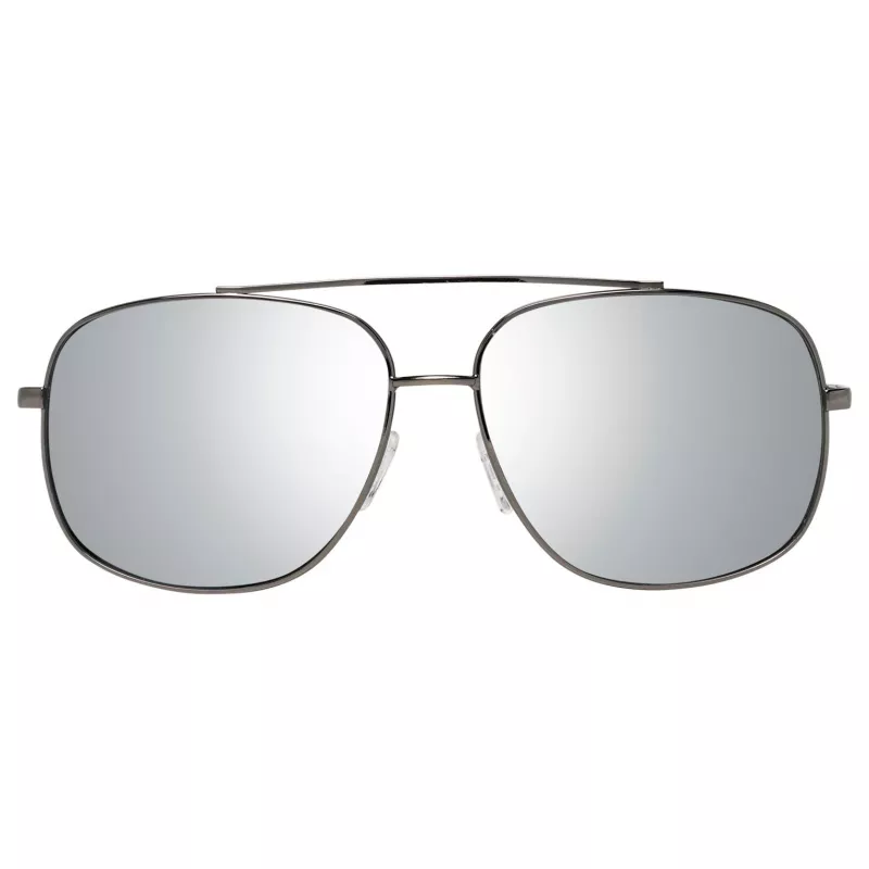 GUESS GF0207-08C Vīriešu saulesbrilles - tumši pelēks rāmis, pelēkas lēcas, 60mm