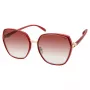 GUESS GF0407-5966F Sieviešu saulesbrilles - Havana brūns acetāta rāmis, brūns gradienta lēca, 59mm