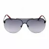 GUESS GF5053-0001B Vīriešu taisnstūra saulesbrilles - melns rāmis, dūmu lēcas