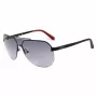 GUESS GF5053-0001B Vīriešu taisnstūra saulesbrilles - melns rāmis, dūmu lēcas