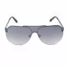 GUESS GF5053-0008F Vīriešu kvadrātveida saulesbrilles - Melns rāmis, dūmu lēcas 58mm