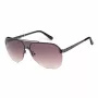 GUESS GF5053-0048F Vīriešu taisnstūra saulesbrilles Havana brūns gradients