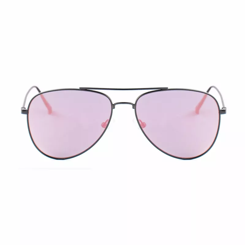 GUESS GG1142SCQZ09Z Unisex taisnstūra saulesbrilles - Melns rāmis, Pelēka gradienta lēca, 56 mm