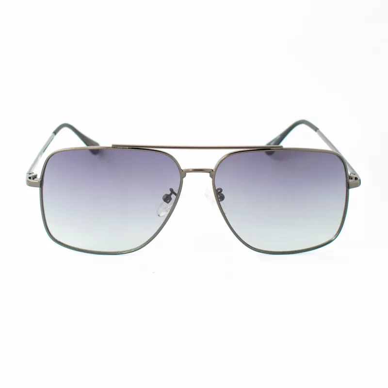 GUESS GG2158S-08P Vīriešu taisnstūra saulesbrilles Havana brūns gradients 61mm