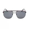 GUESS MAN Saulesbrilles GF00061-6102A Melns Rāmis Pelēkas Lēcas 61mm