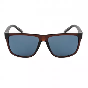 GUESS MAN Saulesbrilles GO00058-6145V Kvadrātveida Rāmis Spīdīgi Melns Dūmu Lēcas 61mm