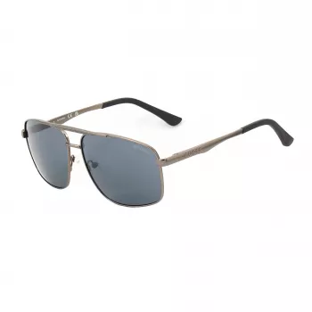 GUESS MAN Saulesbrilles GO00063-5909A 59/13/135 mm Spīdīgi Melns Dūmu Gradients