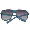 GUESS MAN Saulesbrilles GU6876-5991B Taisnstūra Melns Rāmis Pelēkas Lēcas 59mm