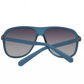 GUESS MAN Saulesbrilles GU6876-5991B Taisnstūra Melns Rāmis Pelēkas Lēcas 59mm