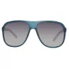 GUESS MAN Saulesbrilles GU6876-5991B Taisnstūra Melns Rāmis Pelēkas Lēcas 59mm