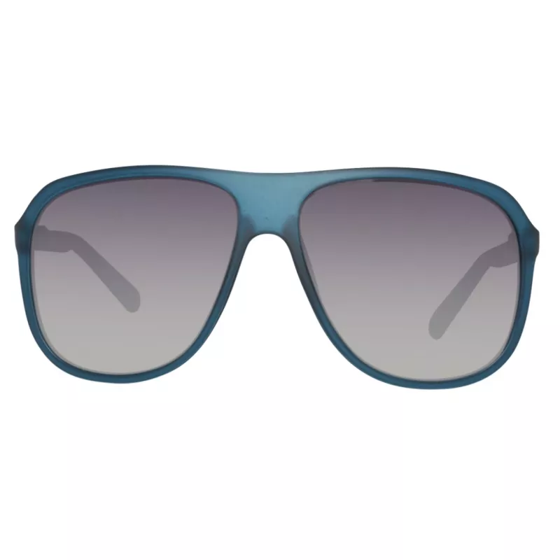 GUESS MAN Saulesbrilles GU6876-5991B Taisnstūra Melns Rāmis Pelēkas Lēcas 59mm