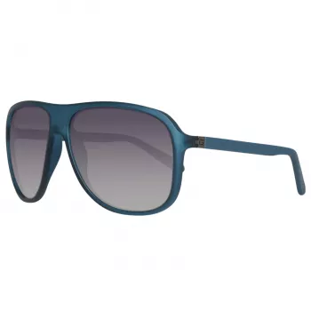 GUESS MAN Saulesbrilles GU6876-5991B Taisnstūra Melns Rāmis Pelēkas Lēcas 59mm