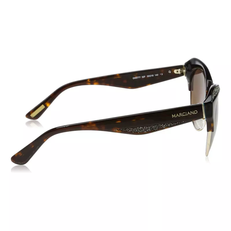 GUESS MARCIANO Sieviešu kaķacs formas saulesbrilles GM0777-5552F Havana Brūns gradients 55mm