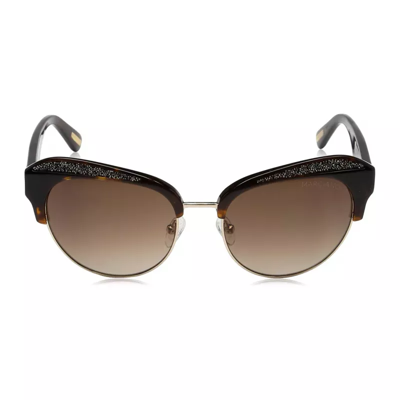 GUESS MARCIANO Sieviešu kaķacs formas saulesbrilles GM0777-5552F Havana Brūns gradients 55mm