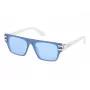 GUESS Vīriešu pilotu saulesbrilles GO00061-0021V Spīdīgi melna dūmu spogulis
