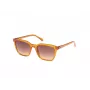 GUESS Vīriešu taisnstūra saulesbrilles GU00170-5344F Havana Brūna 53mm
