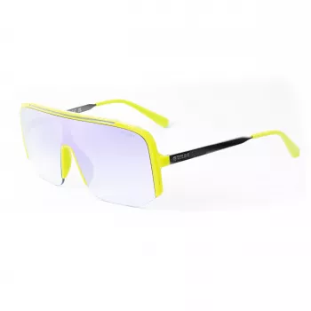 GUESS Vīriešu kvadrātveida saulesbrilles GO00054-0095W - Spīdīgs melns rāmis, dūmu lēcas, UV400 aizsardzība