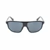 Guess Vīriešu Saulesbrilles GF00010-6101A - Spīdīgs Melns Acetāta Rāmis, Dūmu Lēcas, UV400 Aizsardzība
